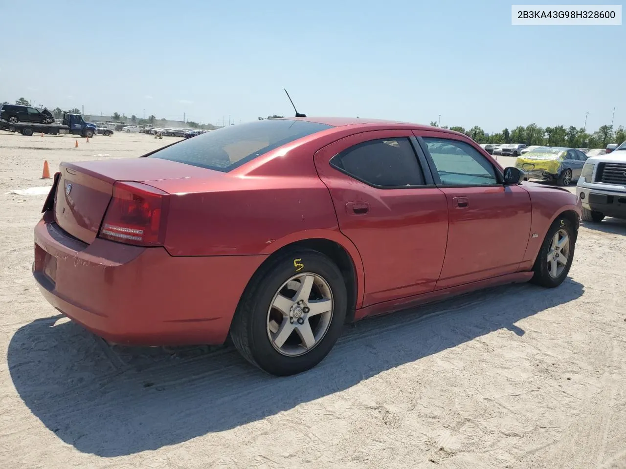 2008 Dodge Charger VIN: 2B3KA43G98H328600 Lot: 68029644