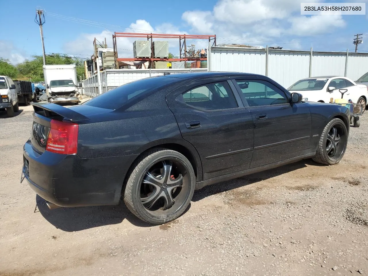 2008 Dodge Charger R/T VIN: 2B3LA53H58H207680 Lot: 68388634