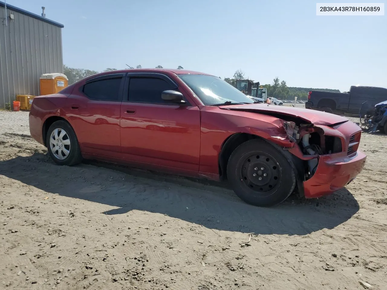 2008 Dodge Charger VIN: 2B3KA43R78H160859 Lot: 68642644