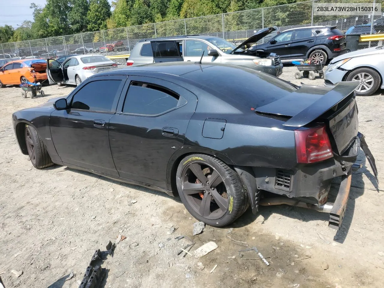 2008 Dodge Charger Srt-8 VIN: 2B3LA73W28H150316 Lot: 69149244