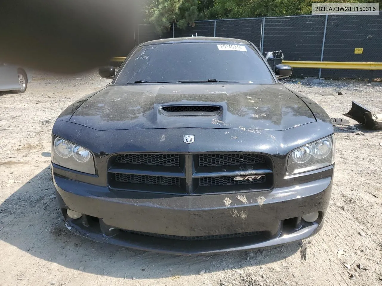 2008 Dodge Charger Srt-8 VIN: 2B3LA73W28H150316 Lot: 69149244