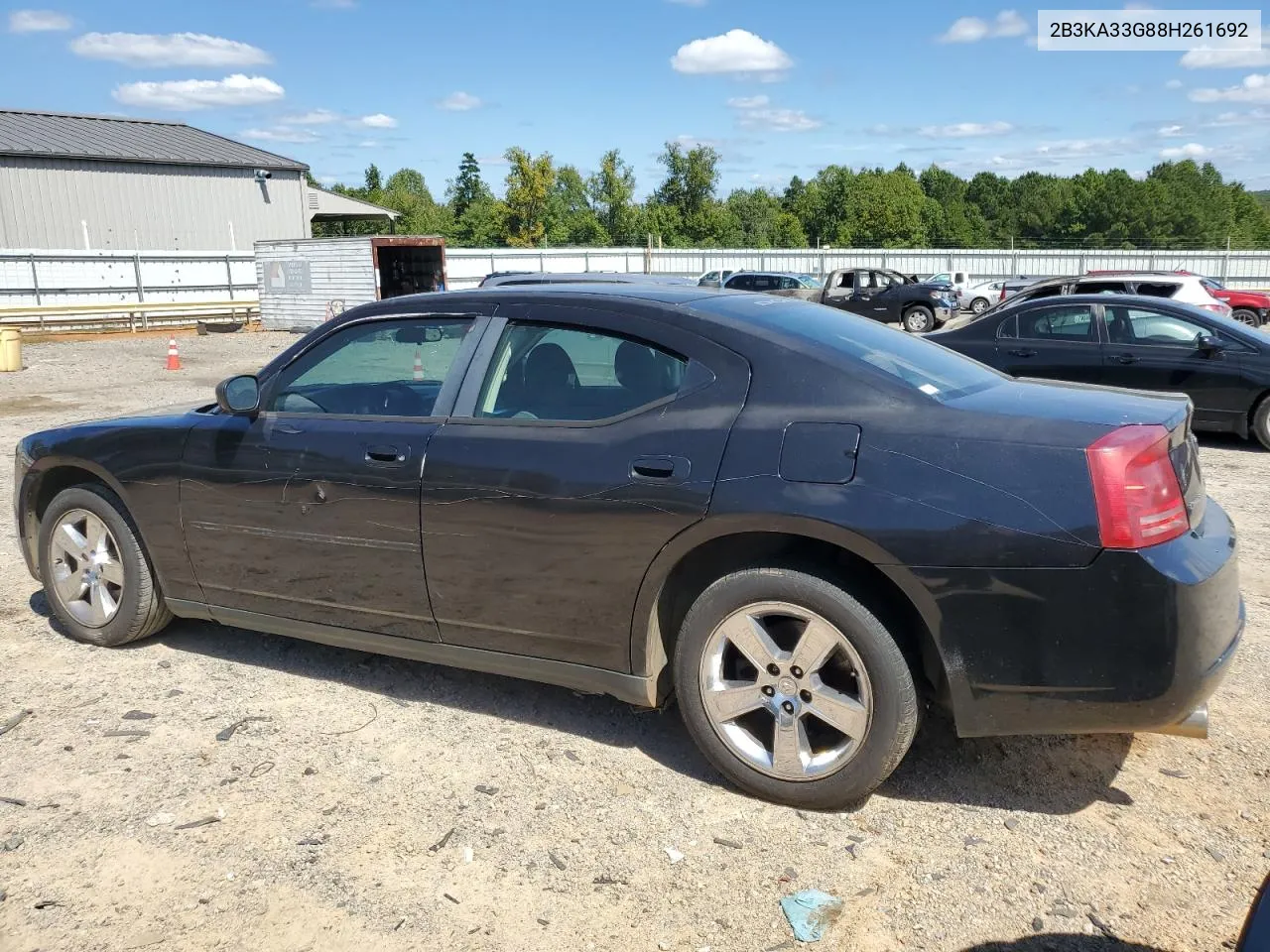 2B3KA33G88H261692 2008 Dodge Charger Sxt