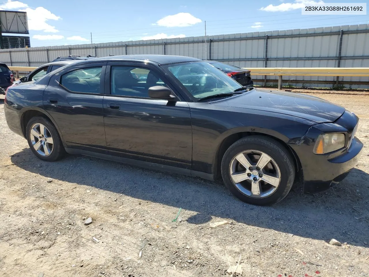 2008 Dodge Charger Sxt VIN: 2B3KA33G88H261692 Lot: 69455214