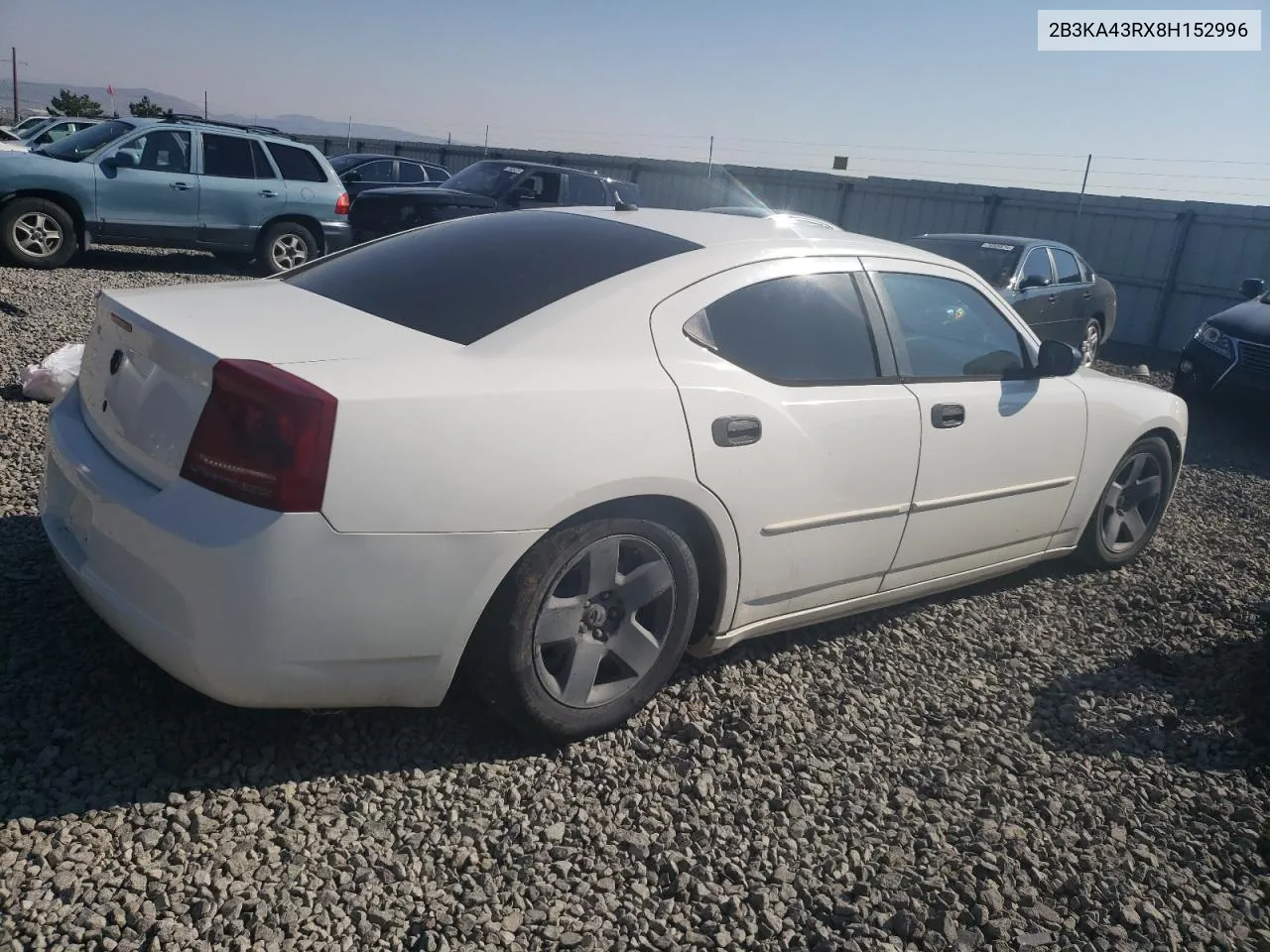 2008 Dodge Charger VIN: 2B3KA43RX8H152996 Lot: 69984724