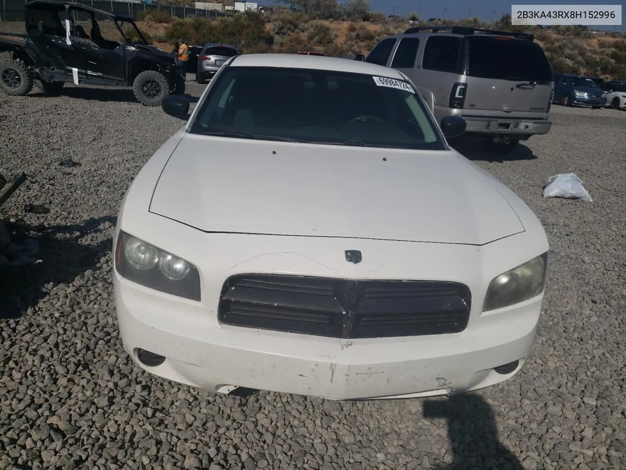 2008 Dodge Charger VIN: 2B3KA43RX8H152996 Lot: 69984724