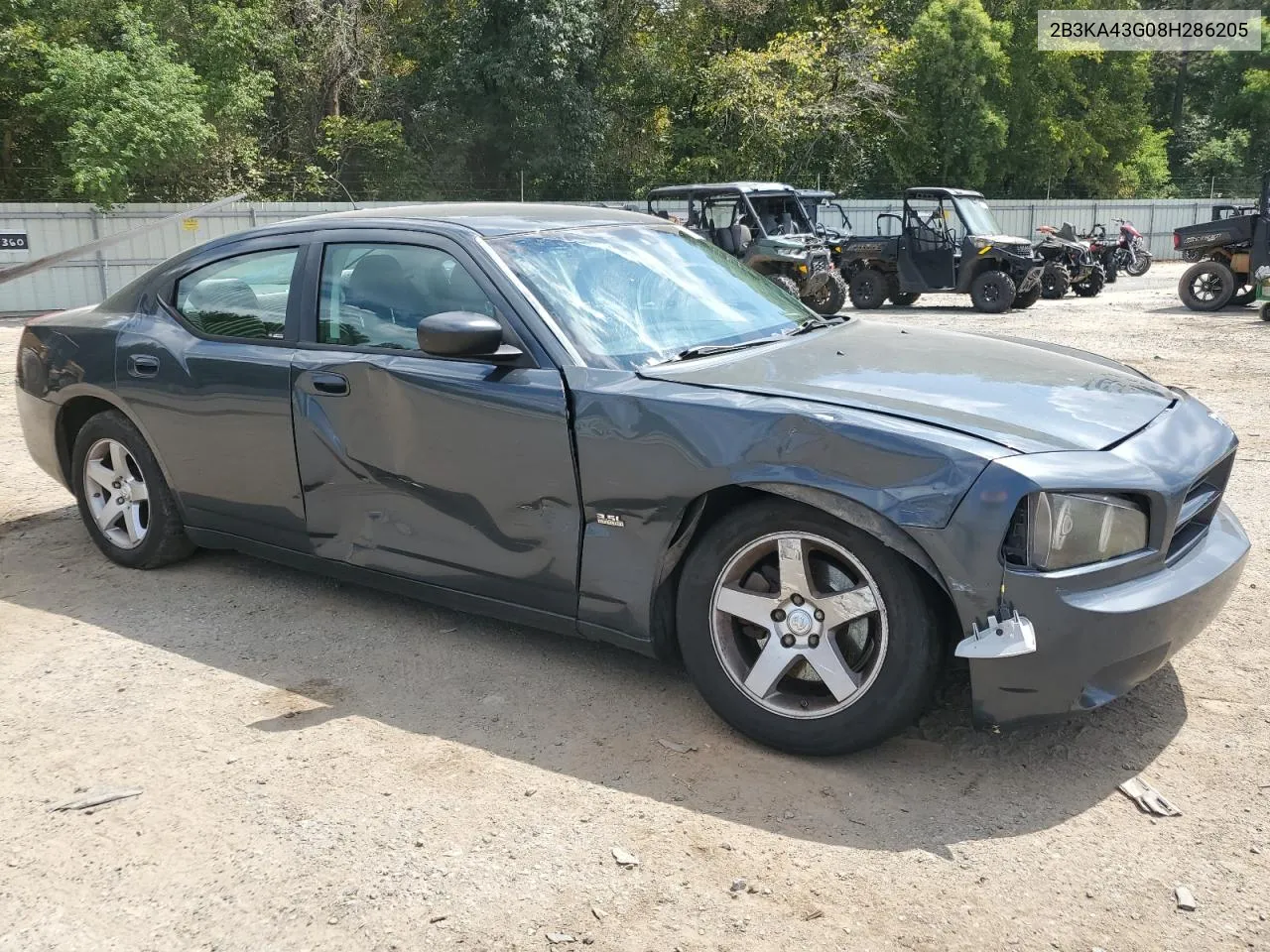 2008 Dodge Charger VIN: 2B3KA43G08H286205 Lot: 70762504