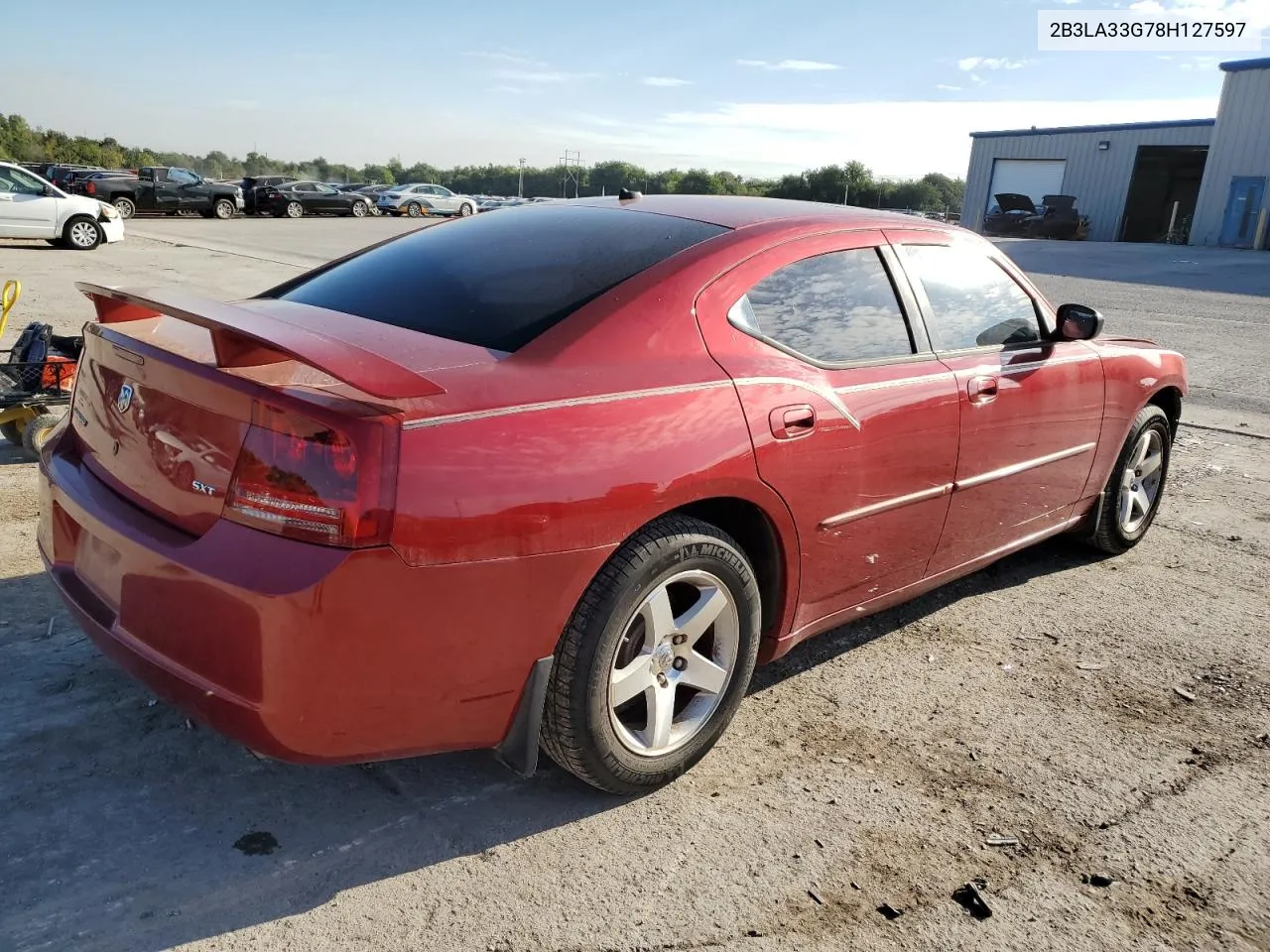 2008 Dodge Charger Sxt VIN: 2B3LA33G78H127597 Lot: 70795264