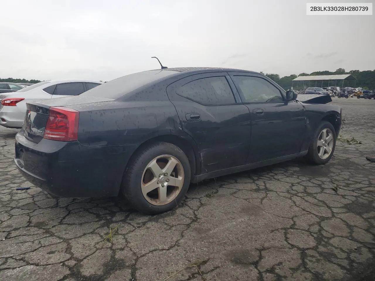 2008 Dodge Charger Sxt VIN: 2B3LK33G28H280739 Lot: 71316154