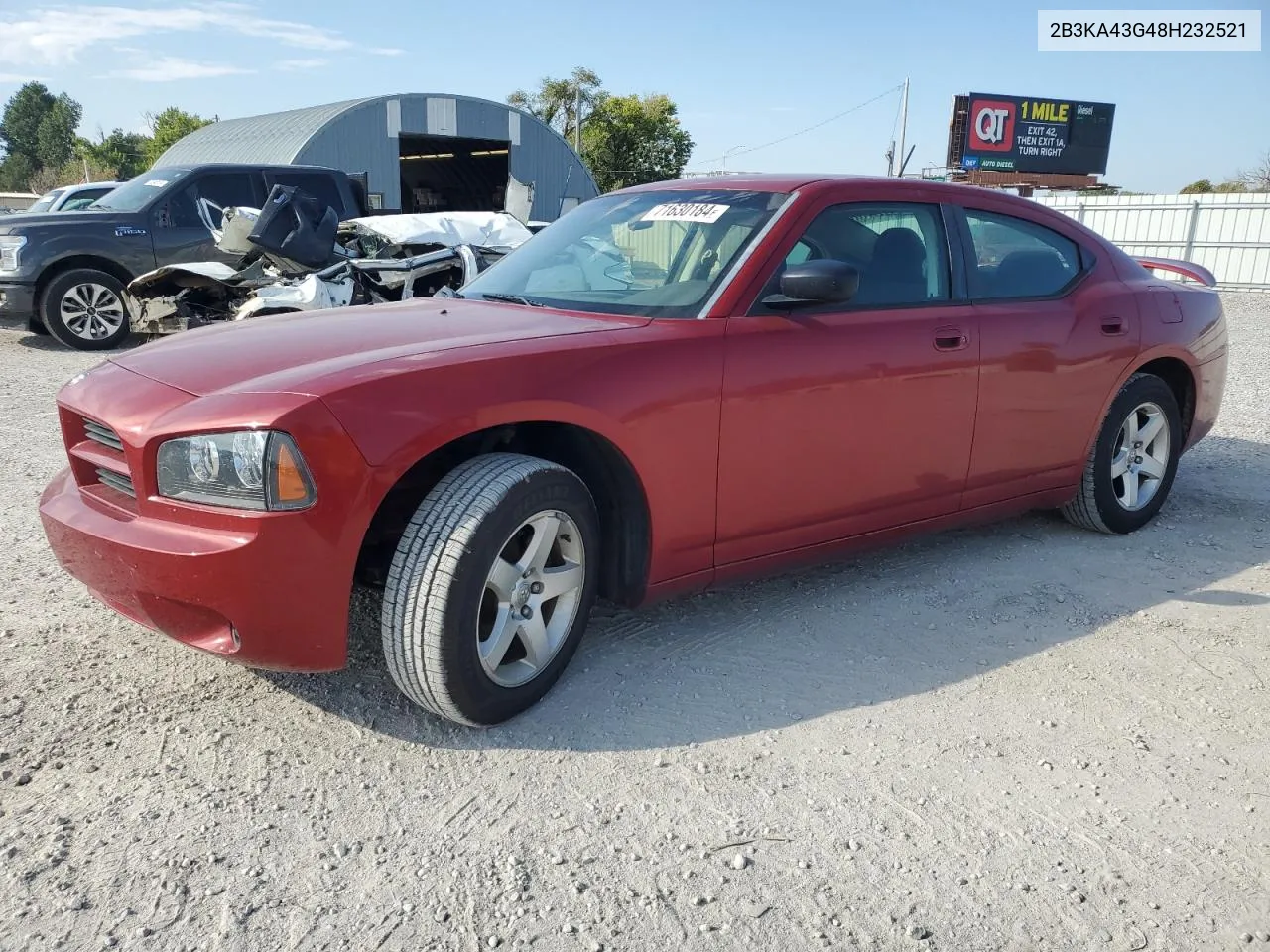 2008 Dodge Charger VIN: 2B3KA43G48H232521 Lot: 71630184