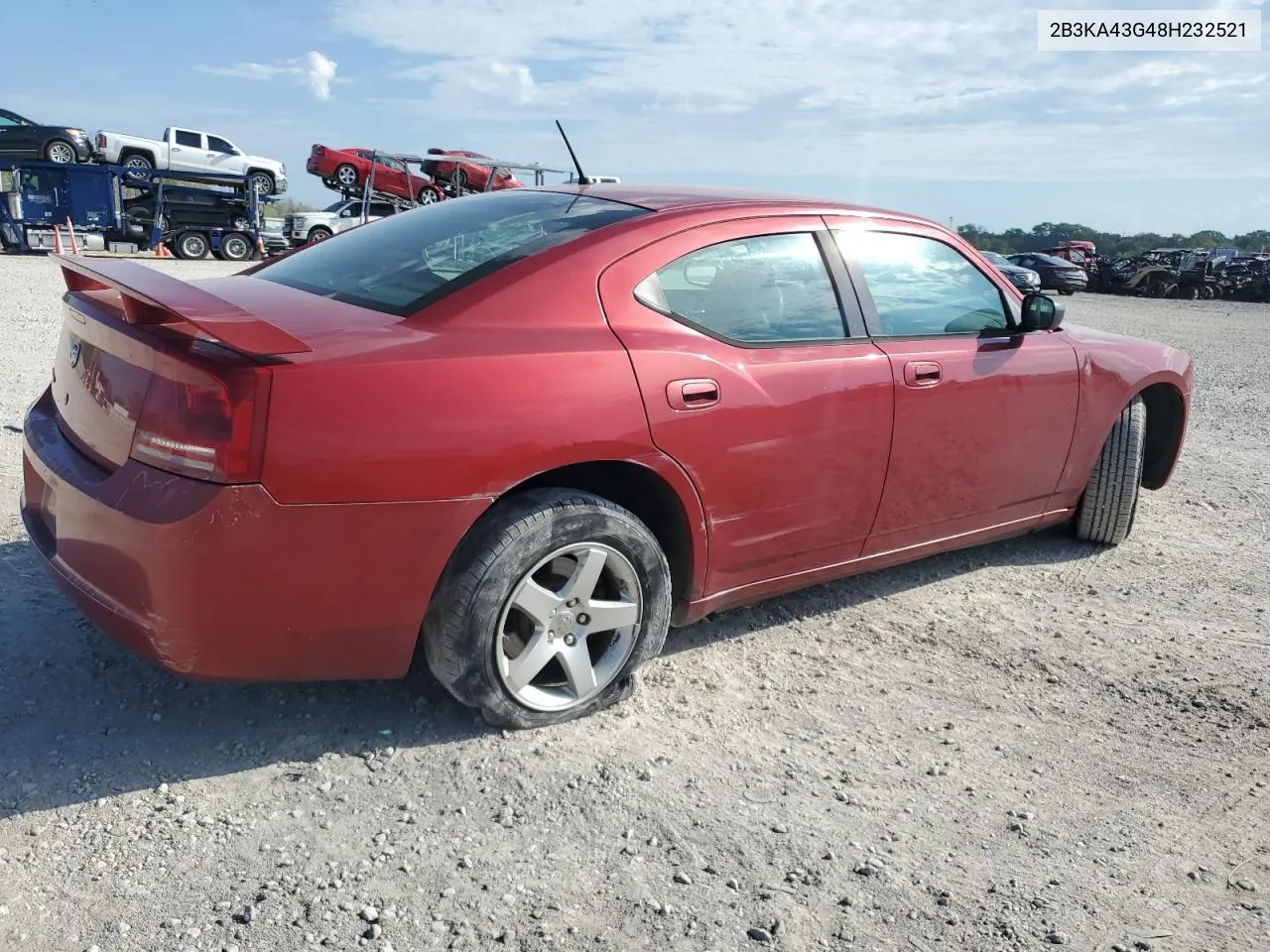 2008 Dodge Charger VIN: 2B3KA43G48H232521 Lot: 71630184