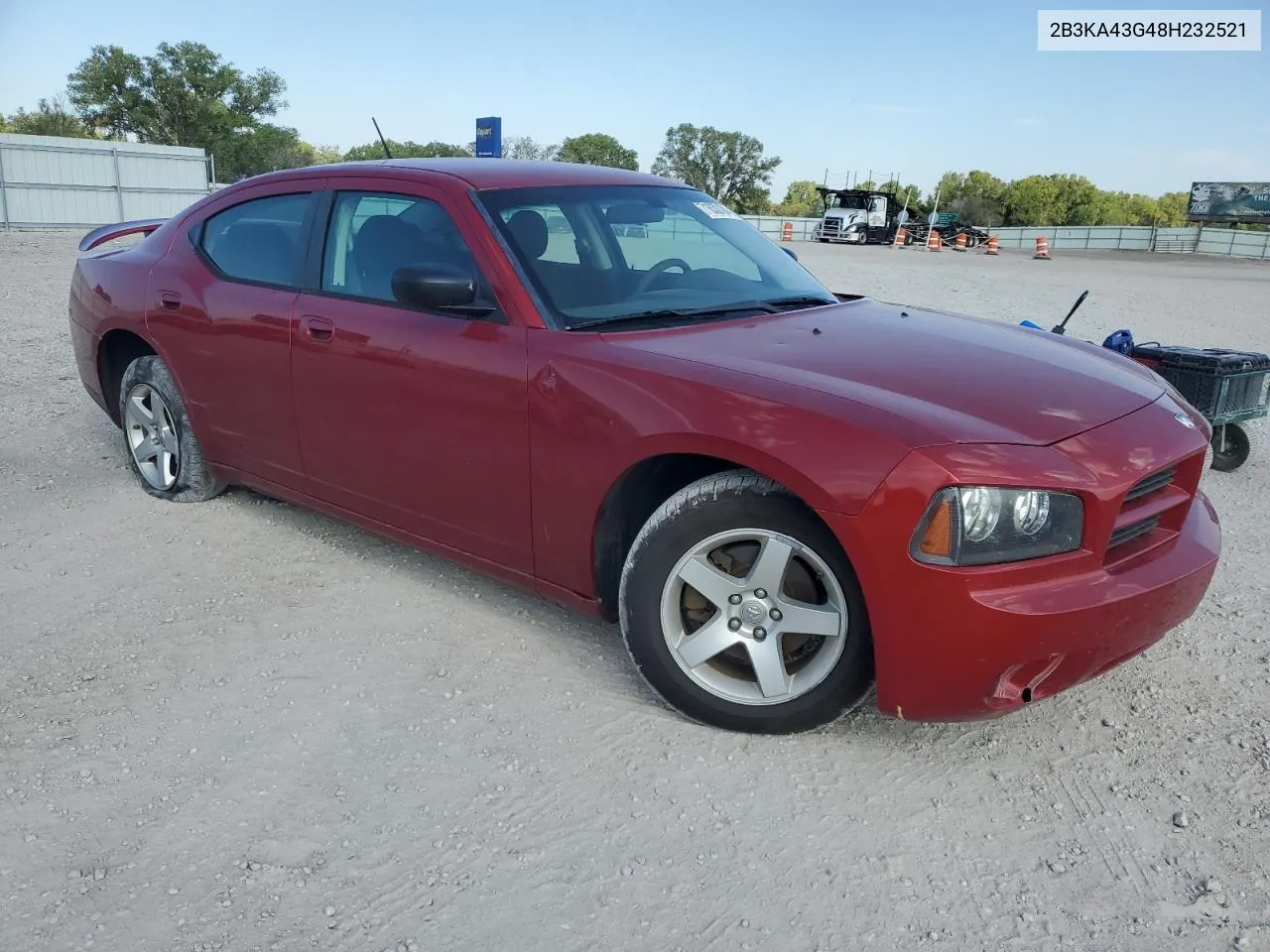 2008 Dodge Charger VIN: 2B3KA43G48H232521 Lot: 71630184