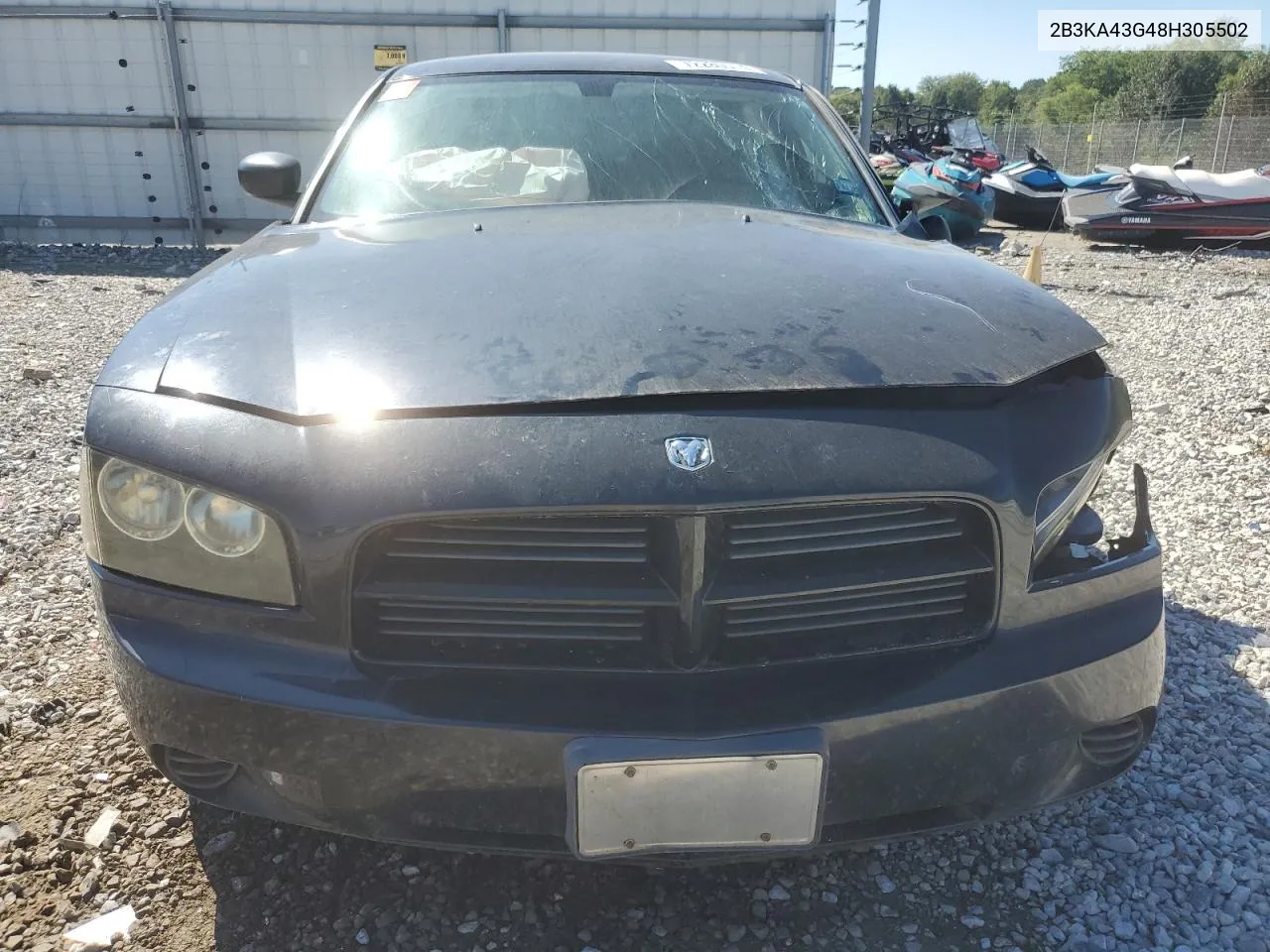 2008 Dodge Charger VIN: 2B3KA43G48H305502 Lot: 72280514