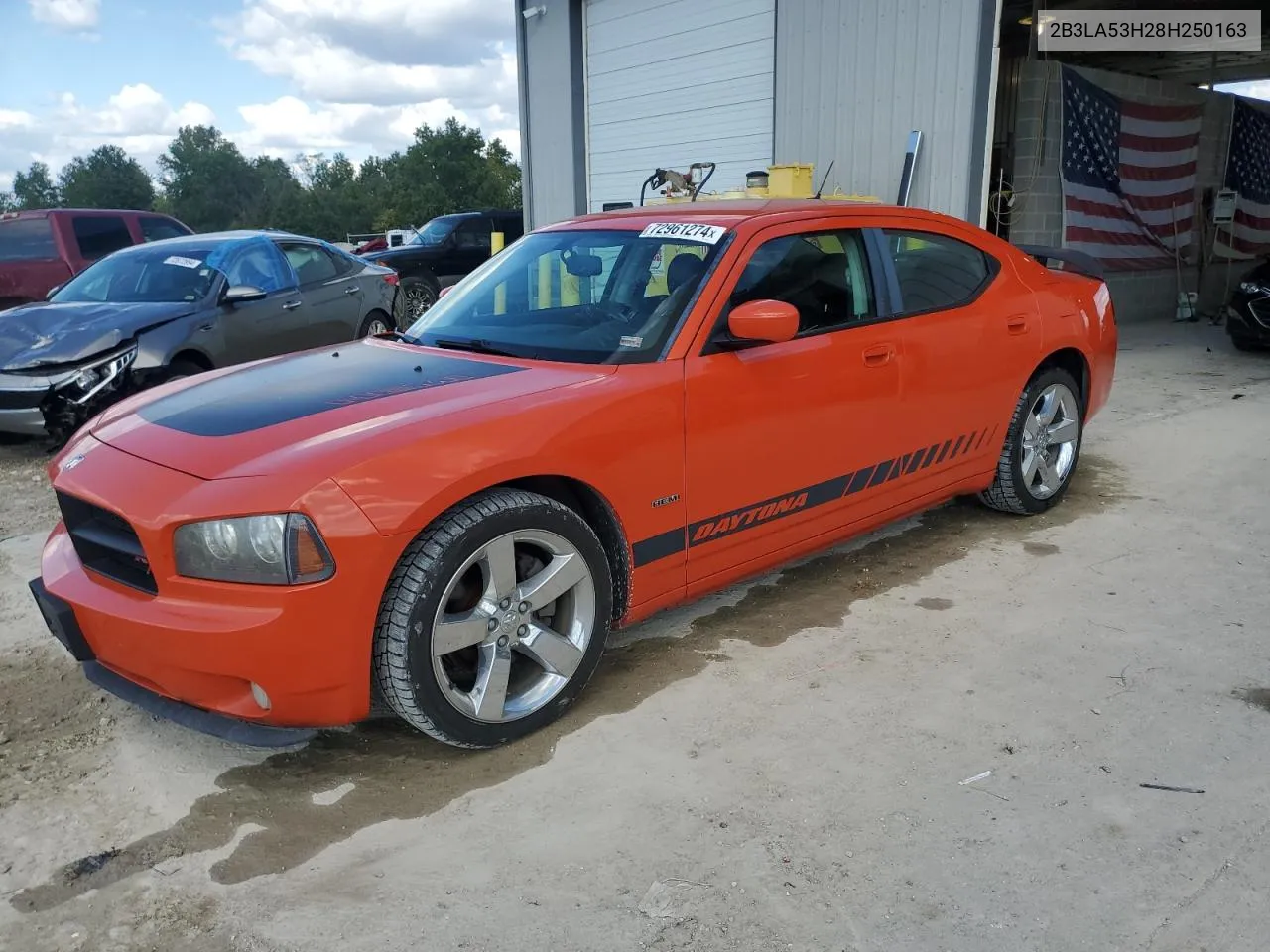 2008 Dodge Charger R/T VIN: 2B3LA53H28H250163 Lot: 72961274