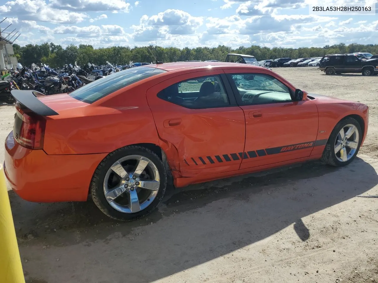 2008 Dodge Charger R/T VIN: 2B3LA53H28H250163 Lot: 72961274