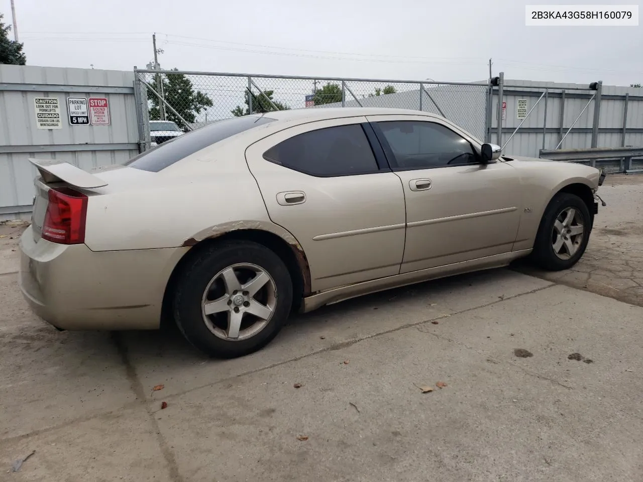 2008 Dodge Charger VIN: 2B3KA43G58H160079 Lot: 73336994