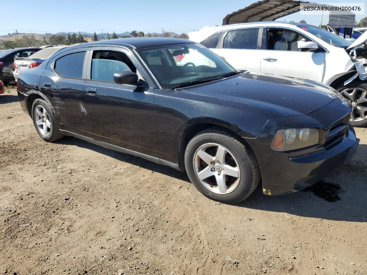 2008 Dodge Charger VIN: 2B3KA43G88H200476 Lot: 73440464