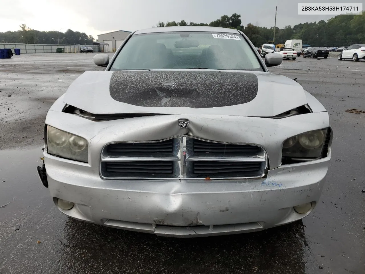 2008 Dodge Charger R/T VIN: 2B3KA53H58H174711 Lot: 73596564