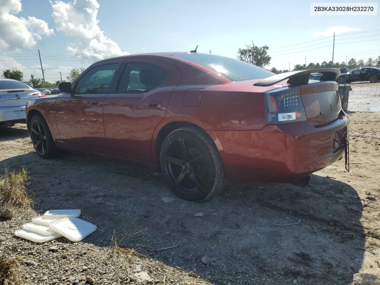 2008 Dodge Charger Sxt VIN: 2B3KA33G28H232270 Lot: 73833674