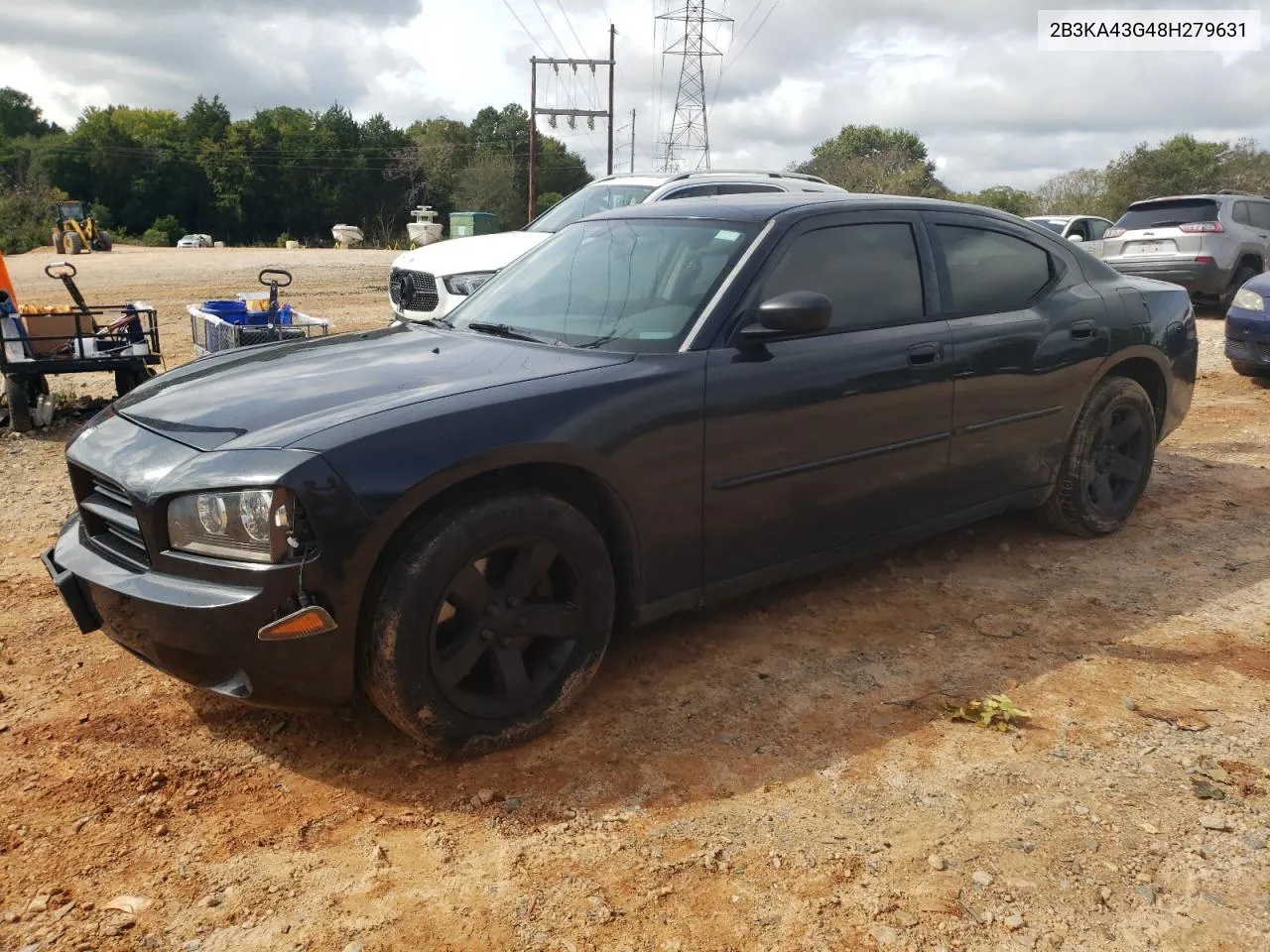 2008 Dodge Charger VIN: 2B3KA43G48H279631 Lot: 73966774