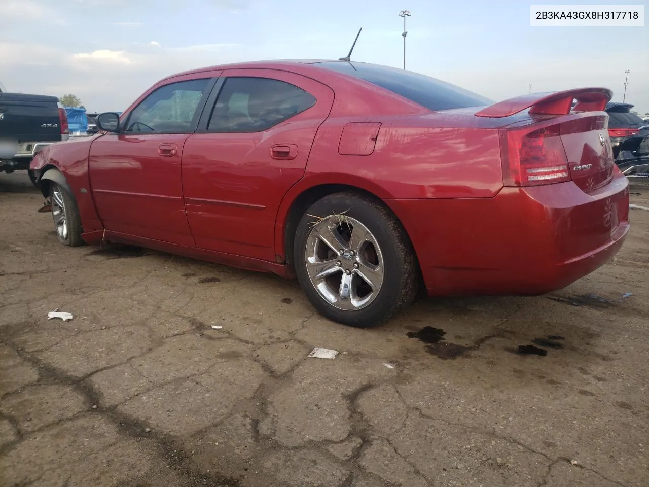 2008 Dodge Charger VIN: 2B3KA43GX8H317718 Lot: 74177454