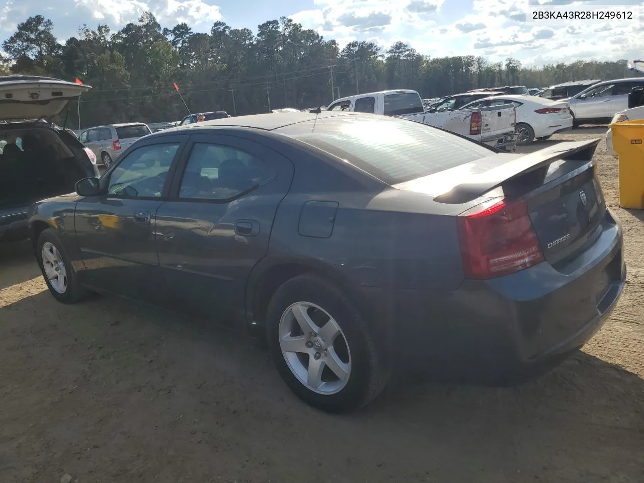 2008 Dodge Charger VIN: 2B3KA43R28H249612 Lot: 74460494