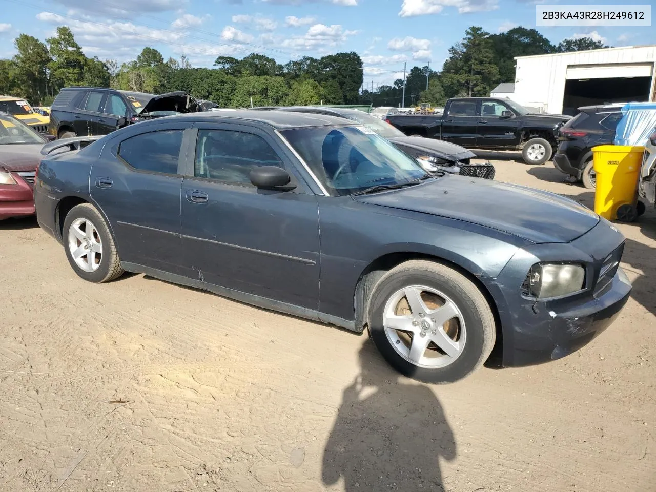 2008 Dodge Charger VIN: 2B3KA43R28H249612 Lot: 74460494