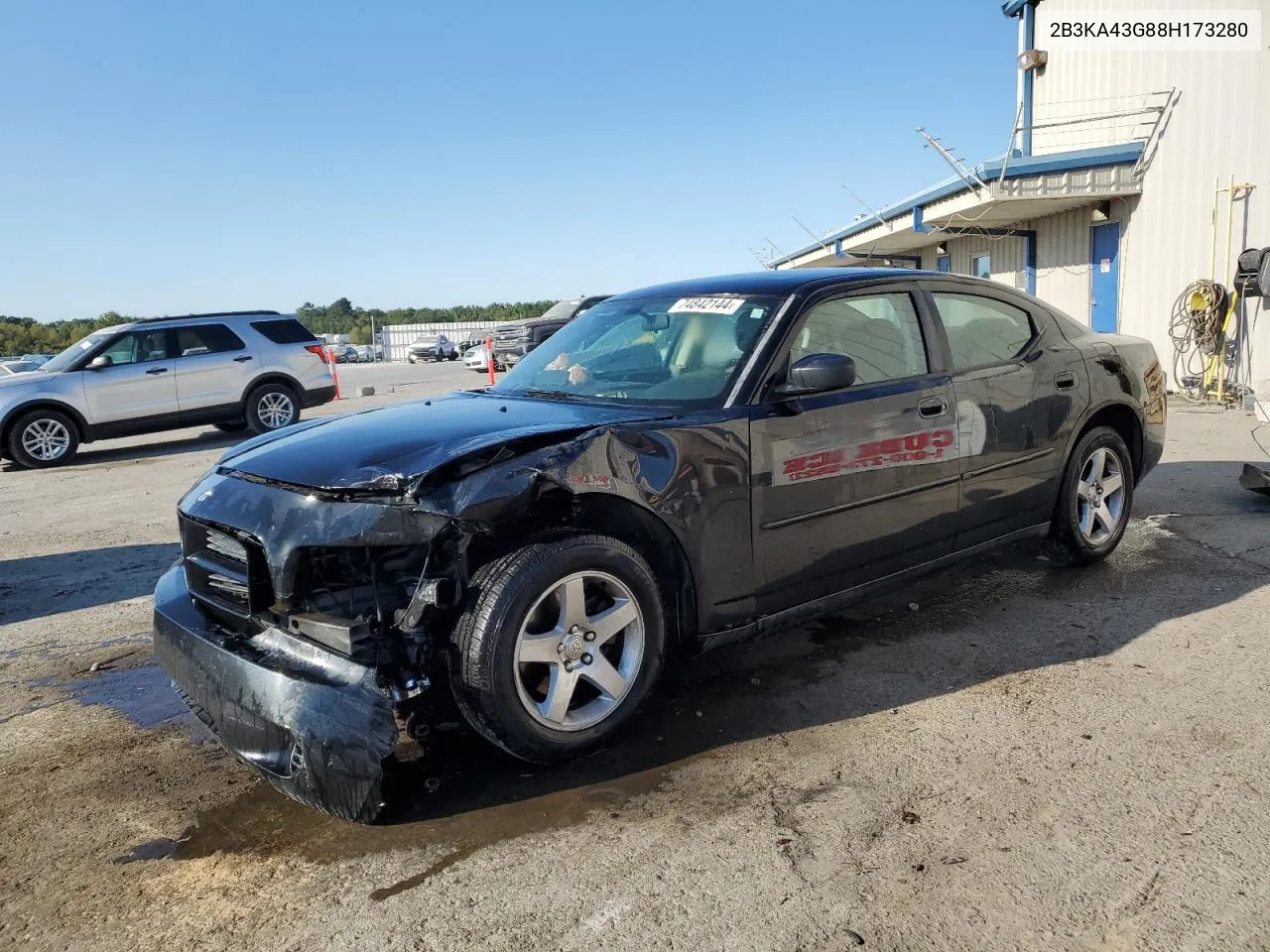 2008 Dodge Charger VIN: 2B3KA43G88H173280 Lot: 74842144