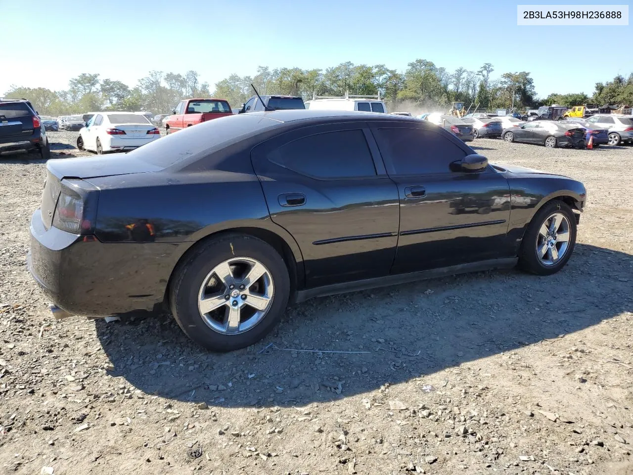 2008 Dodge Charger R/T VIN: 2B3LA53H98H236888 Lot: 74974464