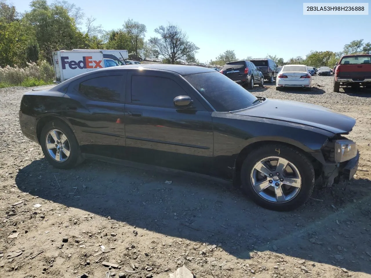 2008 Dodge Charger R/T VIN: 2B3LA53H98H236888 Lot: 74974464