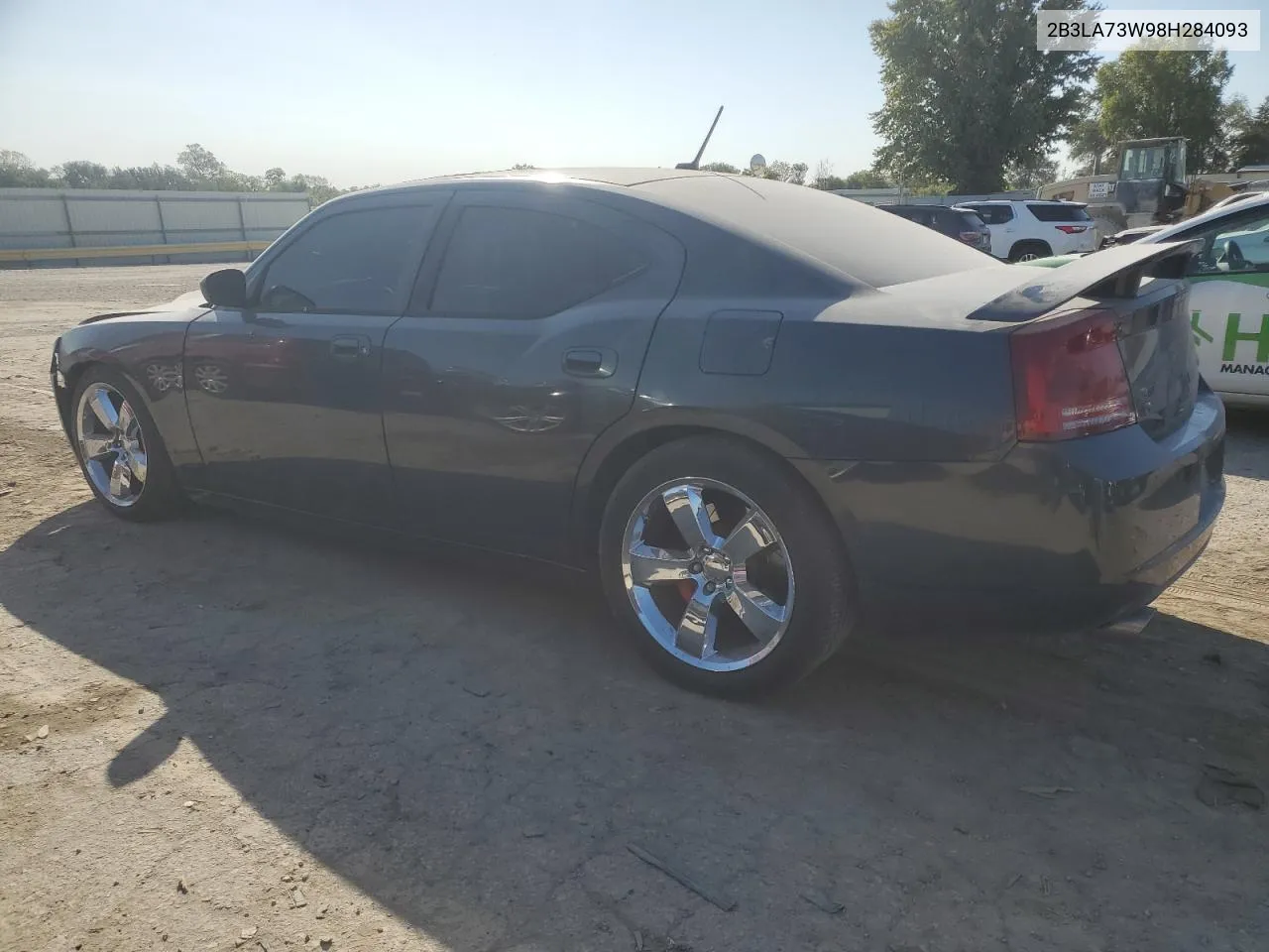 2008 Dodge Charger Srt-8 VIN: 2B3LA73W98H284093 Lot: 75829024