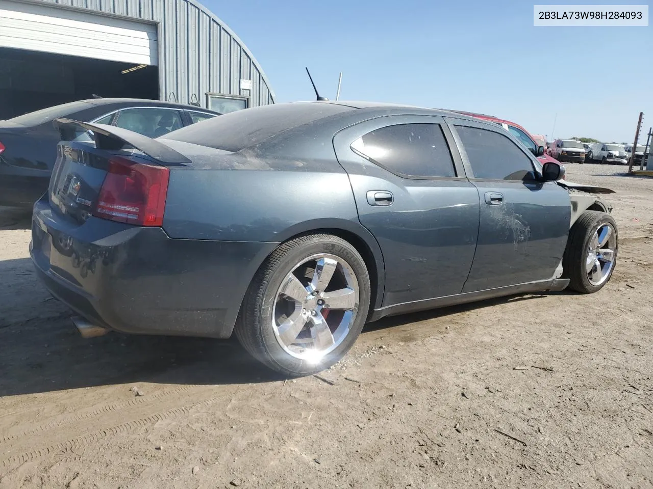 2008 Dodge Charger Srt-8 VIN: 2B3LA73W98H284093 Lot: 75829024