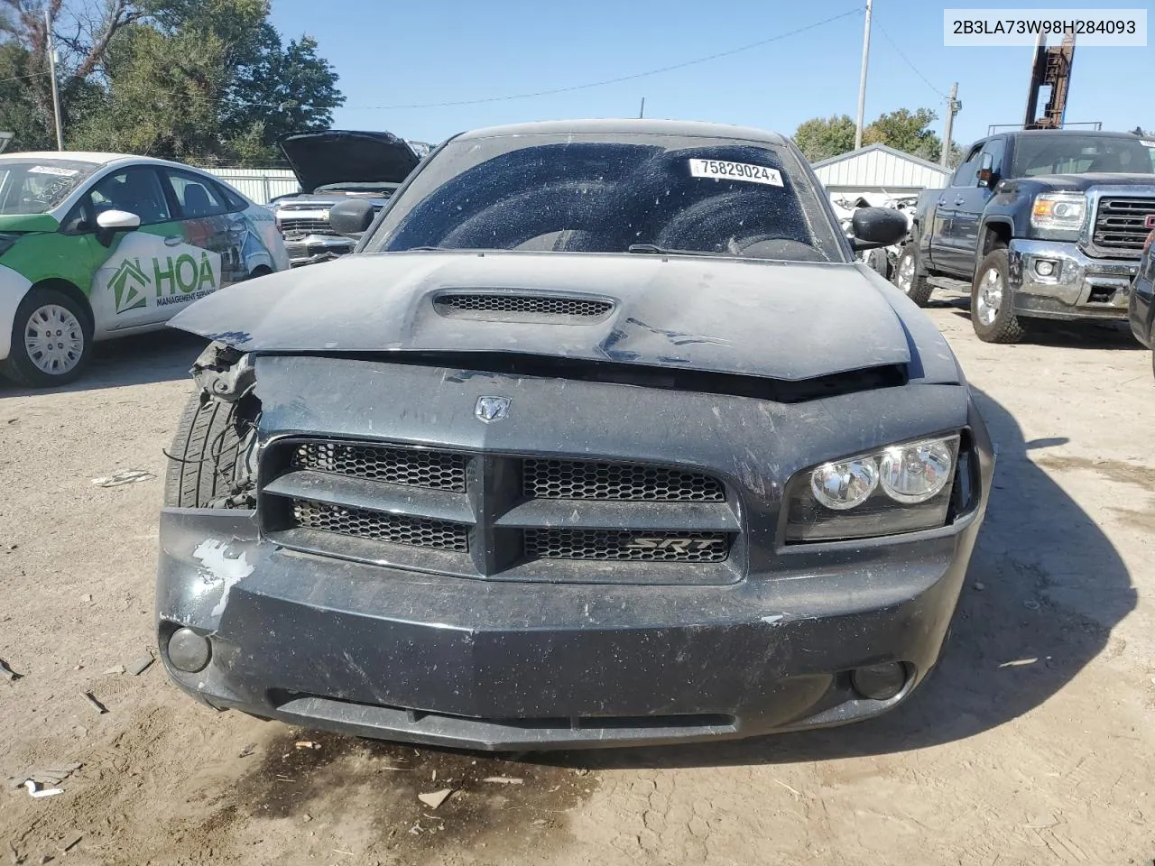 2008 Dodge Charger Srt-8 VIN: 2B3LA73W98H284093 Lot: 75829024