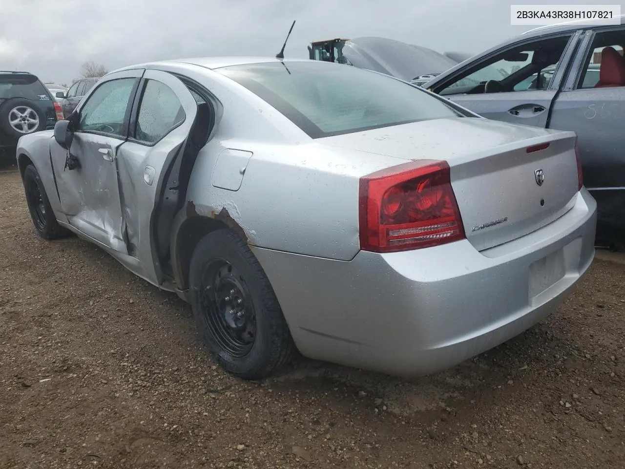 2008 Dodge Charger VIN: 2B3KA43R38H107821 Lot: 75846634