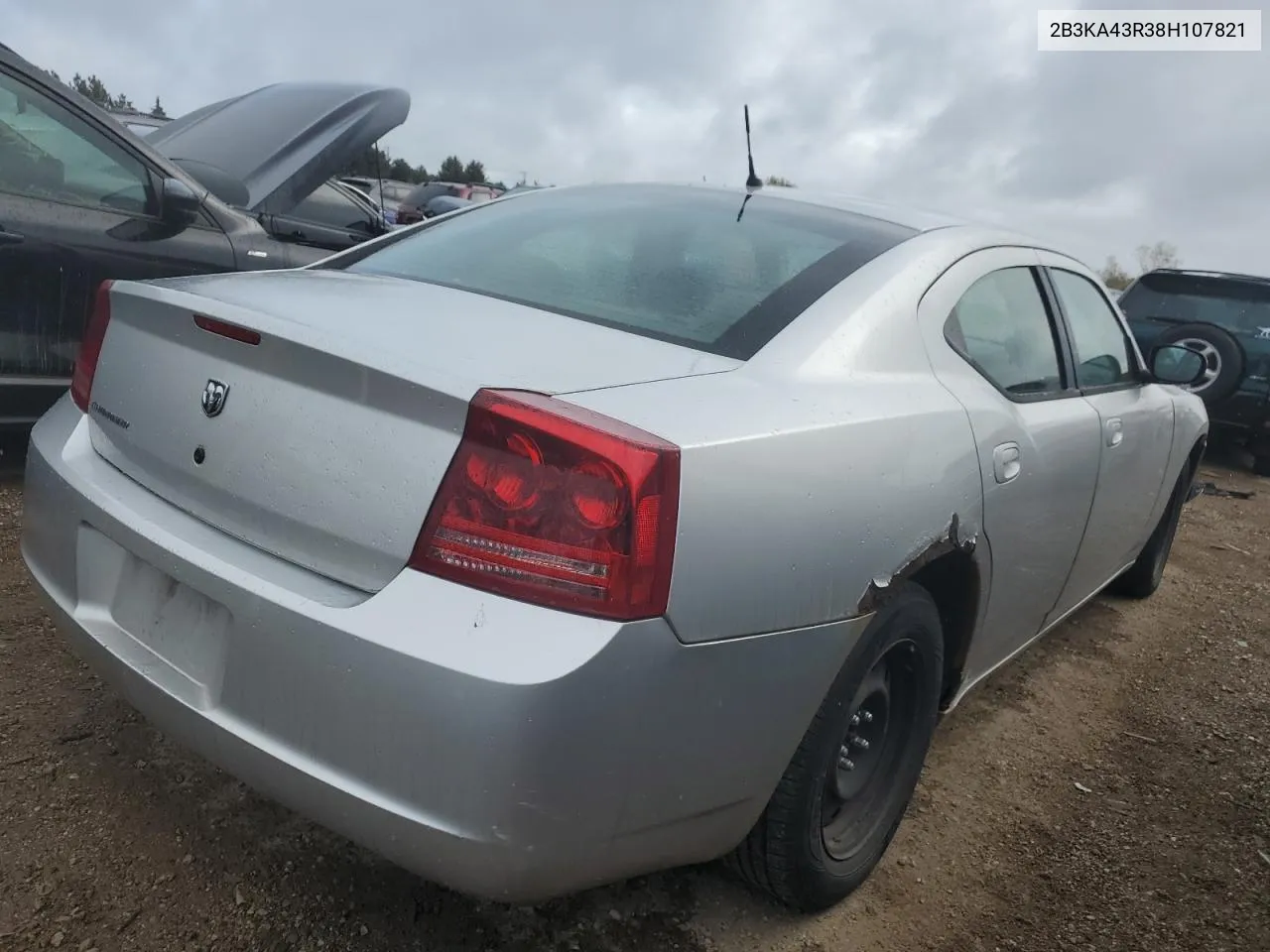 2008 Dodge Charger VIN: 2B3KA43R38H107821 Lot: 75846634