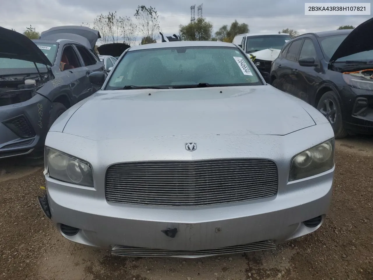 2008 Dodge Charger VIN: 2B3KA43R38H107821 Lot: 75846634