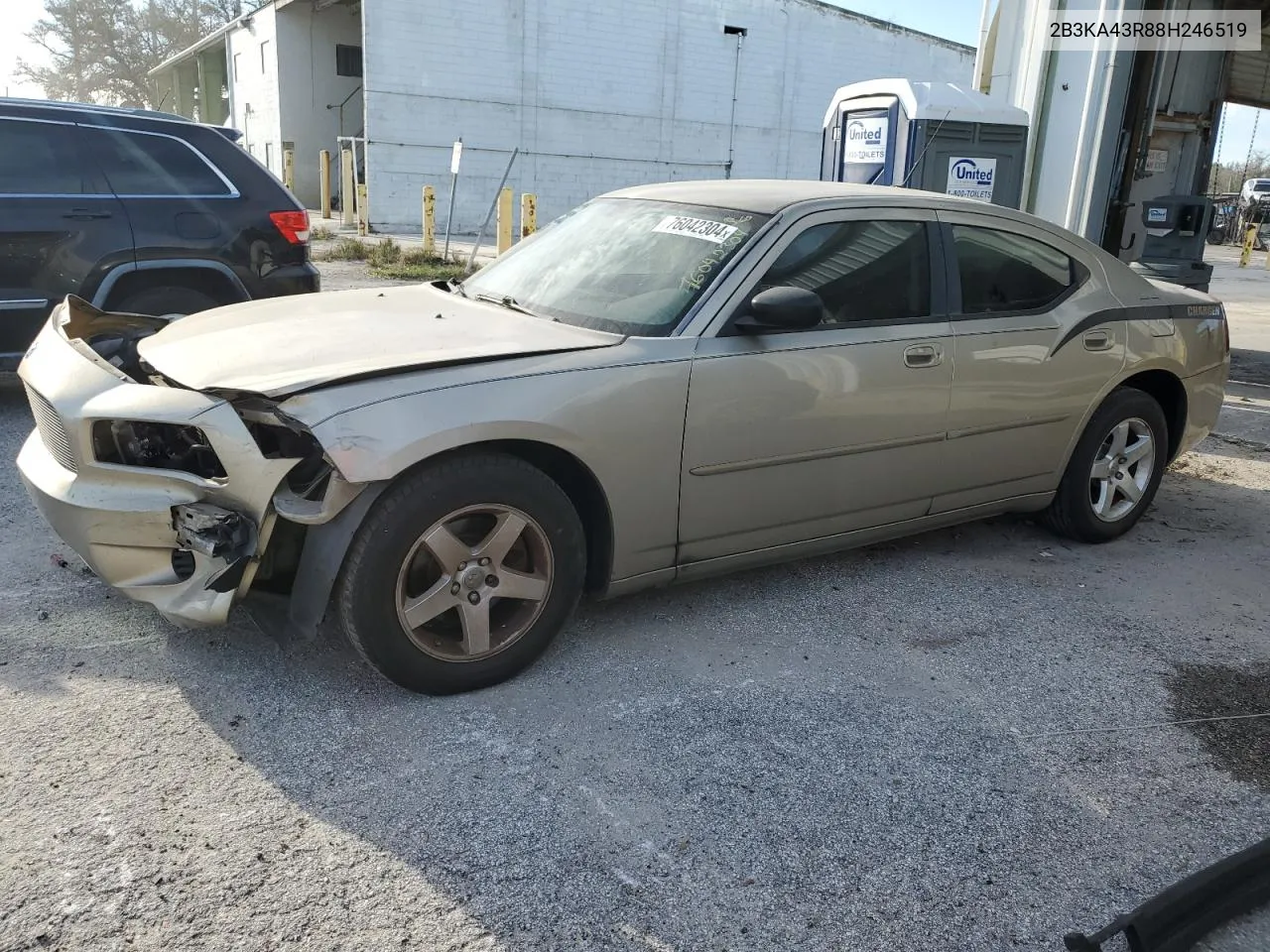 2008 Dodge Charger VIN: 2B3KA43R88H246519 Lot: 76042304