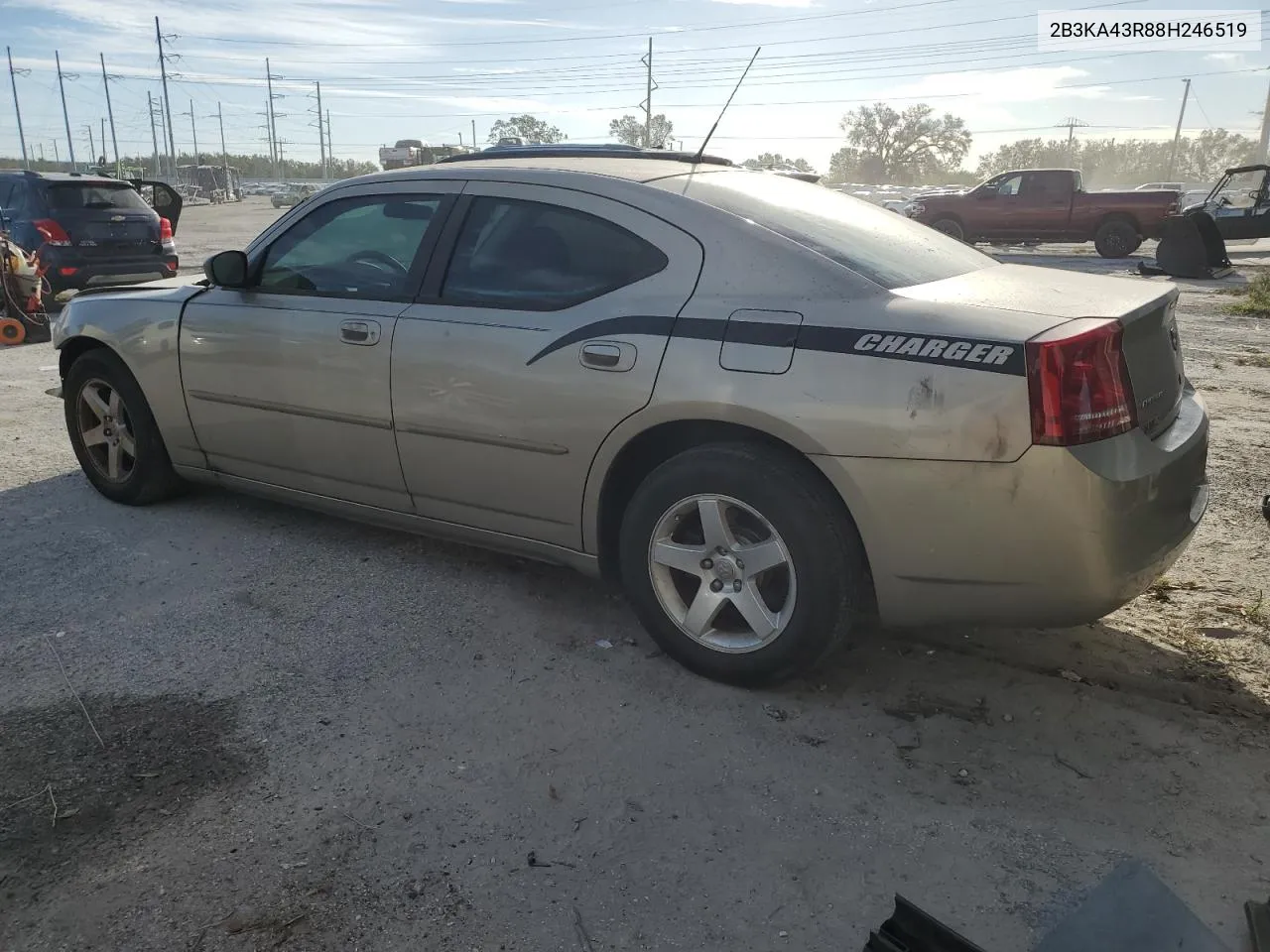 2008 Dodge Charger VIN: 2B3KA43R88H246519 Lot: 76042304