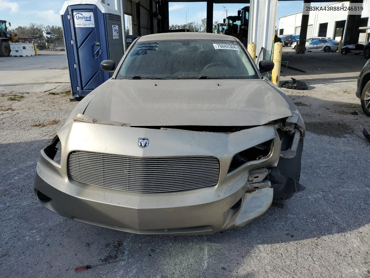 2008 Dodge Charger VIN: 2B3KA43R88H246519 Lot: 76042304