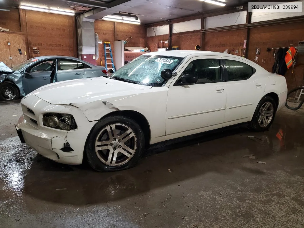 2008 Dodge Charger VIN: 2B3LA43H98H239994 Lot: 76195534