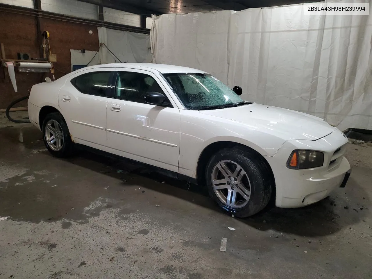 2008 Dodge Charger VIN: 2B3LA43H98H239994 Lot: 76195534