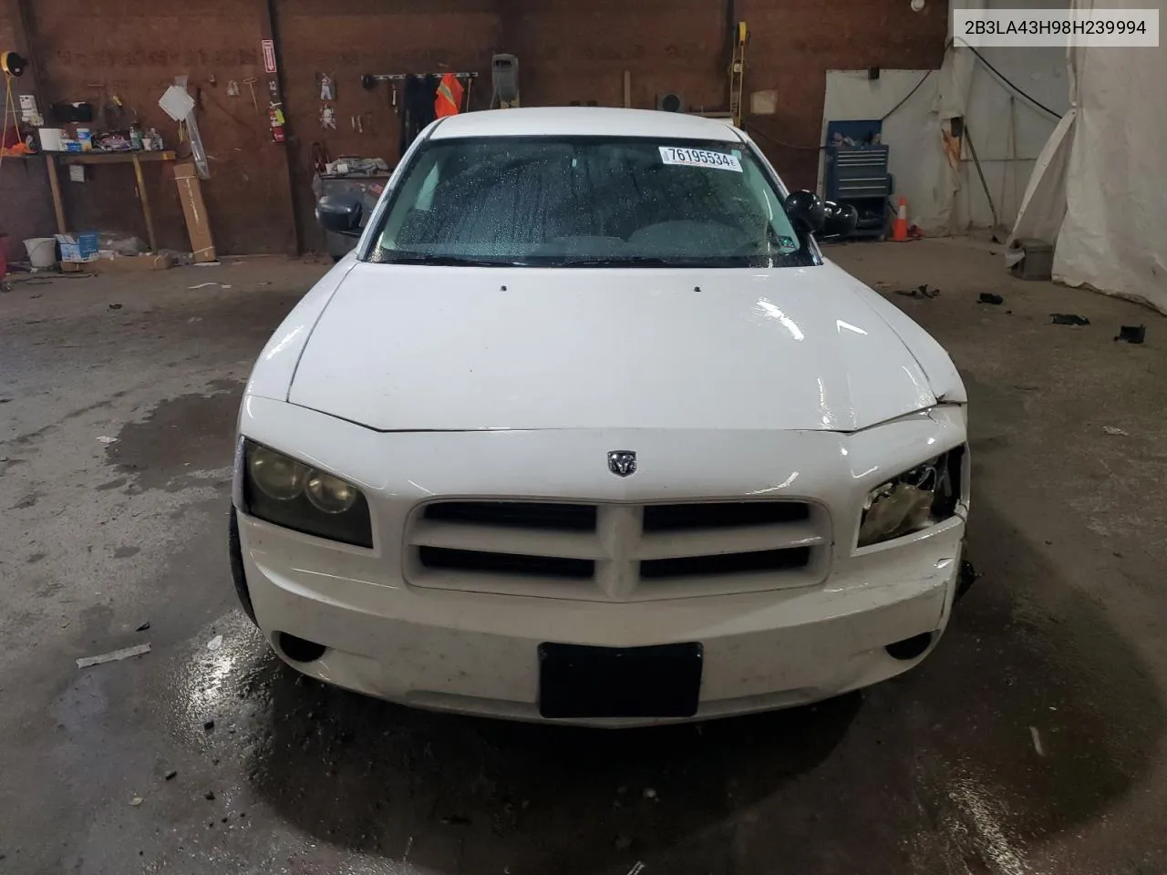 2008 Dodge Charger VIN: 2B3LA43H98H239994 Lot: 76195534