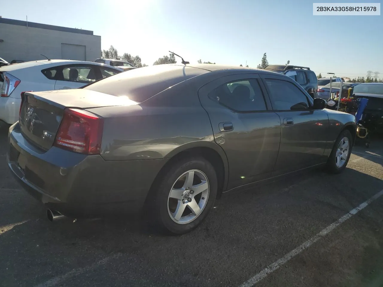 2008 Dodge Charger Sxt VIN: 2B3KA33G58H215978 Lot: 77192774