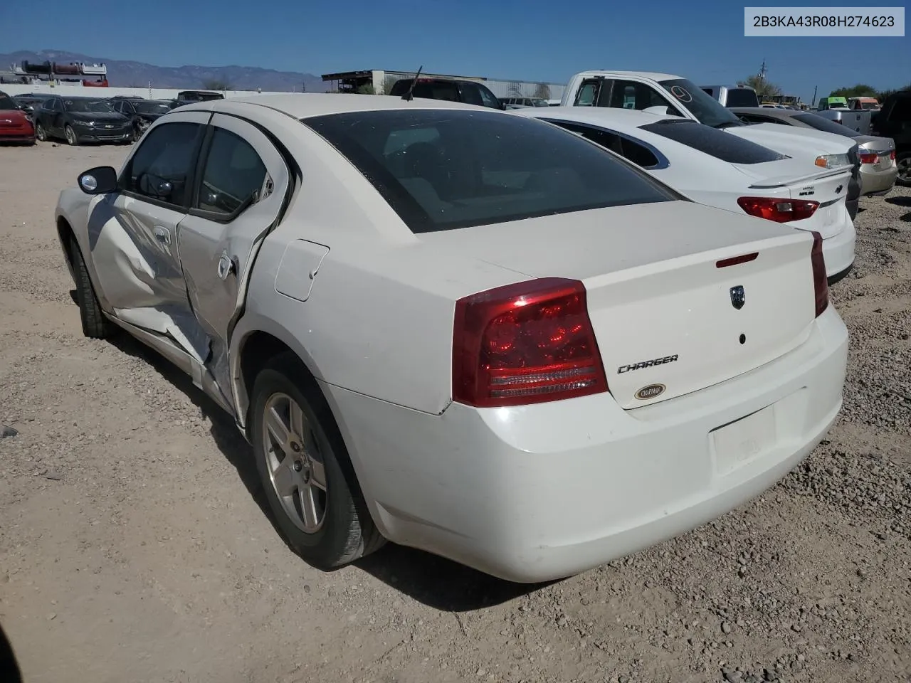 2008 Dodge Charger VIN: 2B3KA43R08H274623 Lot: 77365924