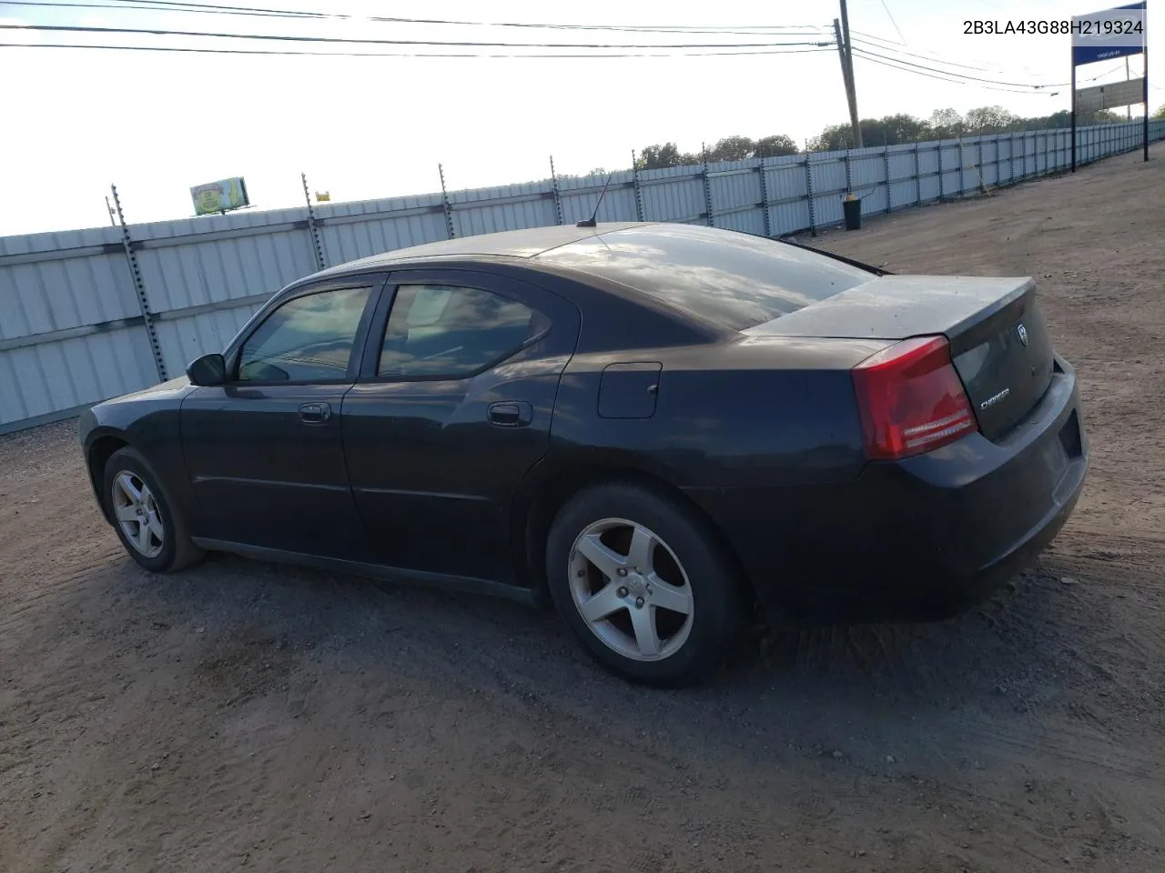 2008 Dodge Charger VIN: 2B3LA43G88H219324 Lot: 77473564