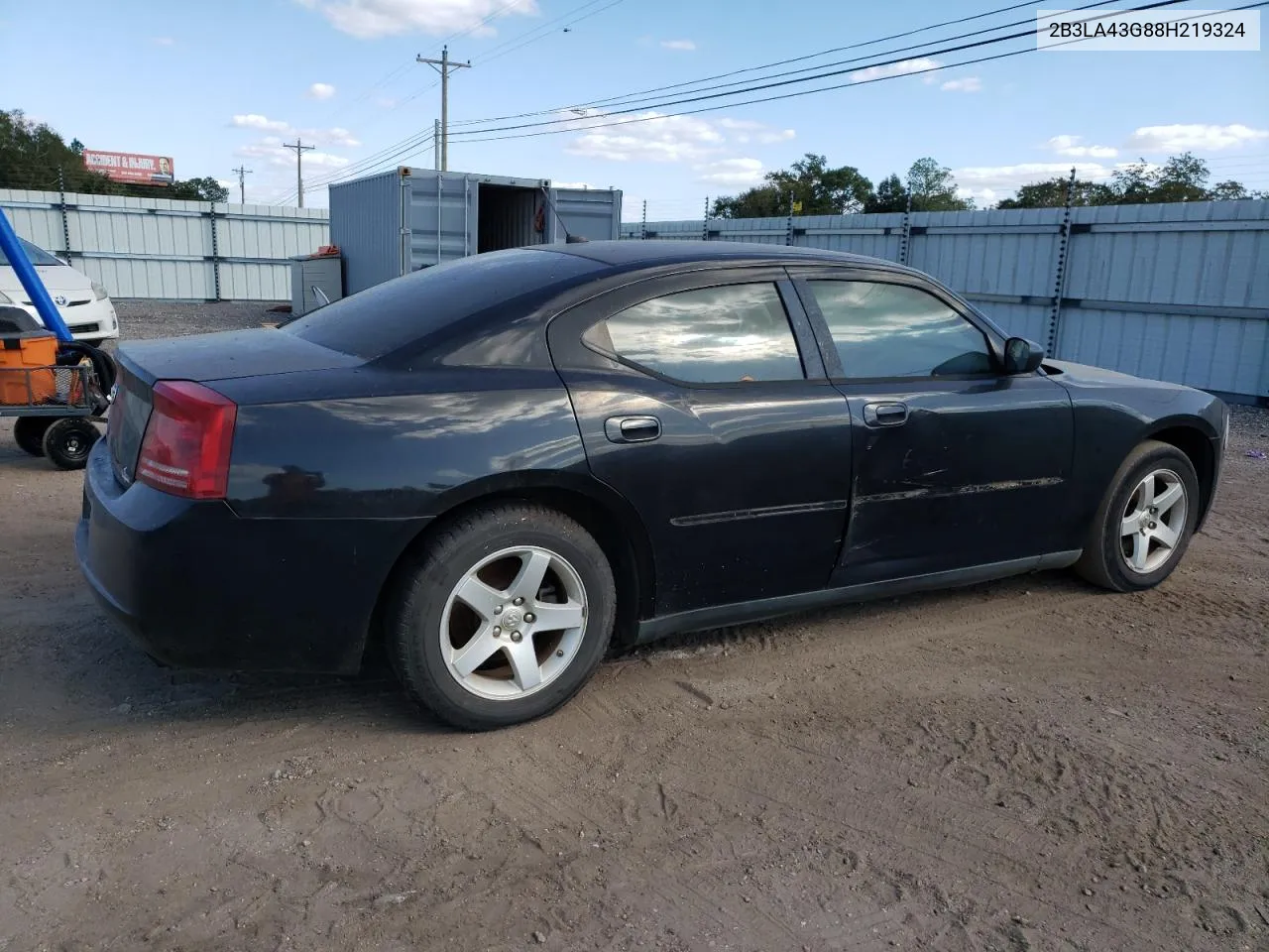 2008 Dodge Charger VIN: 2B3LA43G88H219324 Lot: 77473564