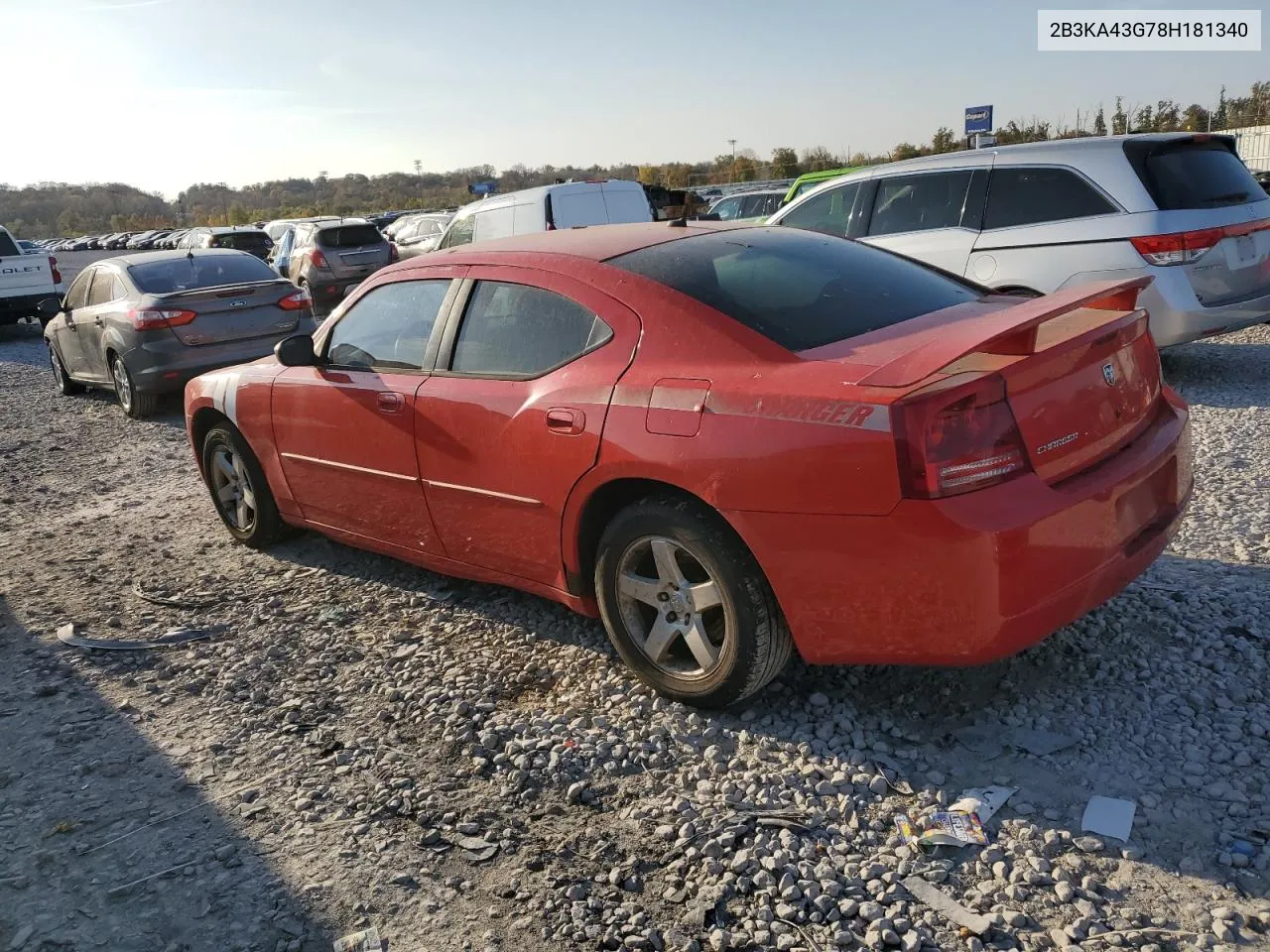 2008 Dodge Charger VIN: 2B3KA43G78H181340 Lot: 77978804