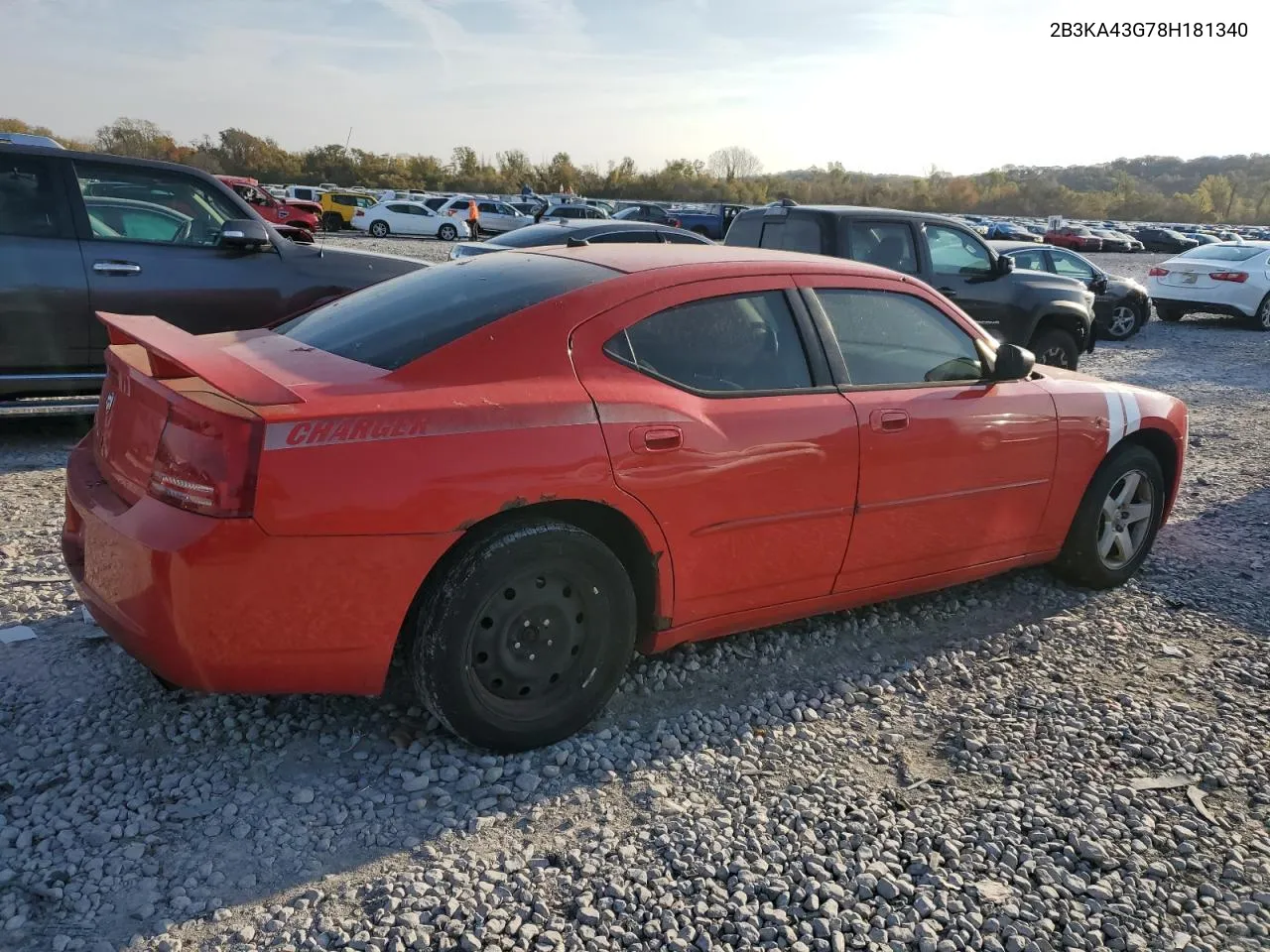 2008 Dodge Charger VIN: 2B3KA43G78H181340 Lot: 77978804