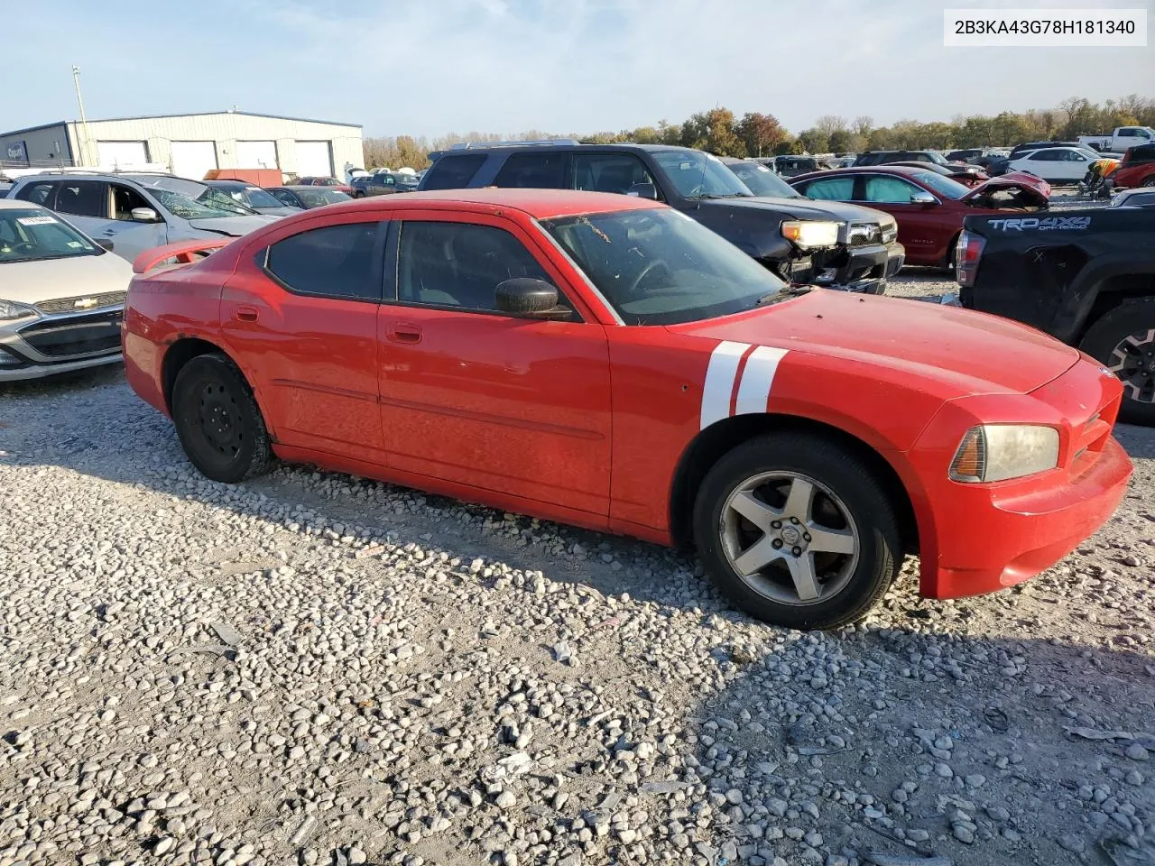 2008 Dodge Charger VIN: 2B3KA43G78H181340 Lot: 77978804