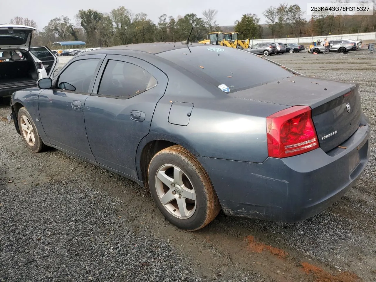 2008 Dodge Charger VIN: 2B3KA43G78H315327 Lot: 78705484