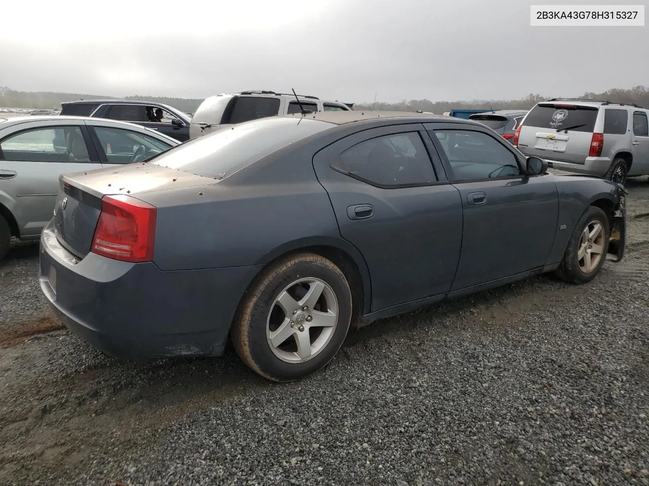 2008 Dodge Charger VIN: 2B3KA43G78H315327 Lot: 78705484